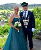Königspaar Jonas Rinscheid und Theresa Gaertner
